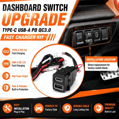 Type usb port - port, car
