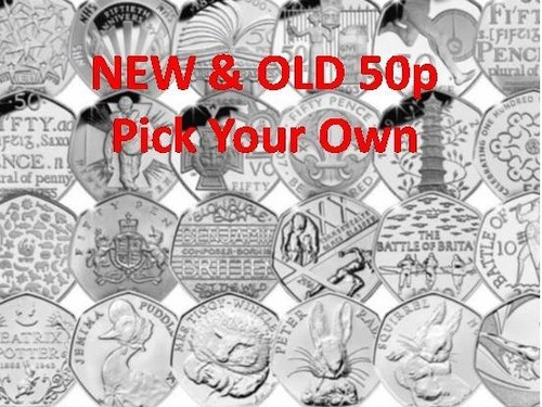 Rare 50p fifty - 50p, pence