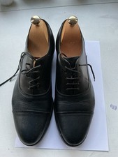 Lanvin Men’s Black Leather Oxford Shoes – UK 7 / EU 41(True size: 7.5/8)