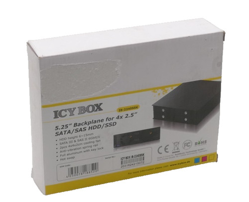 Icybox backplane 4x2 5 - 5.25",