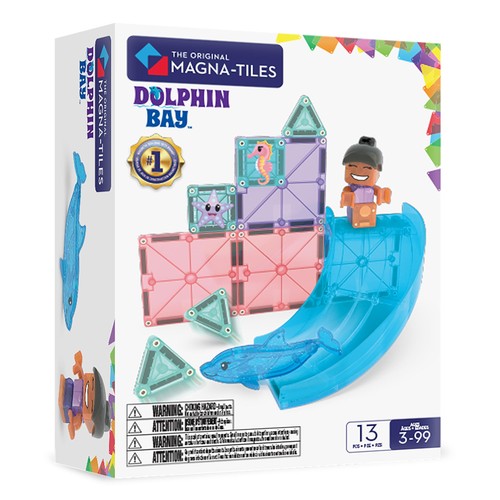 Magnetic building tiles - building, 13