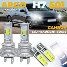 Fits VW Scirocco 2008-17 Led 6000k High Low Beam Hid Side Light Headlight Bulbs 