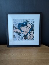 Roy Lichtenstein Drowning Girl Framed Print