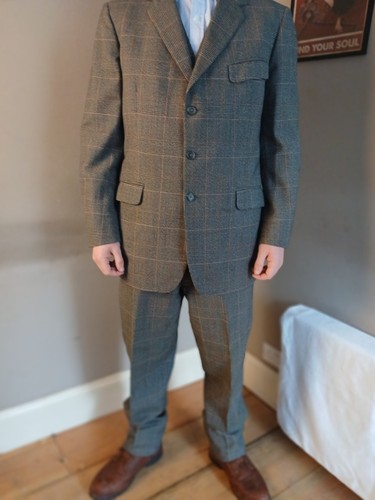 Vintage alkit 1950s grey - grey, check