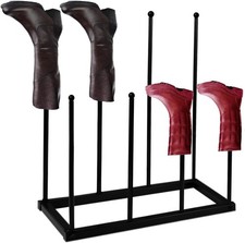 4 Pair Metal Welly Boot Stand