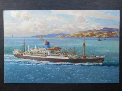 Blue funnel line hector - funnel, ss