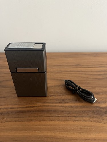Cigarette grey case with - case,