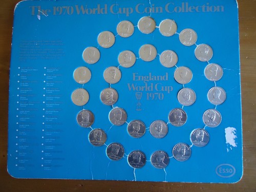 Esso 1970 world cup - coins,