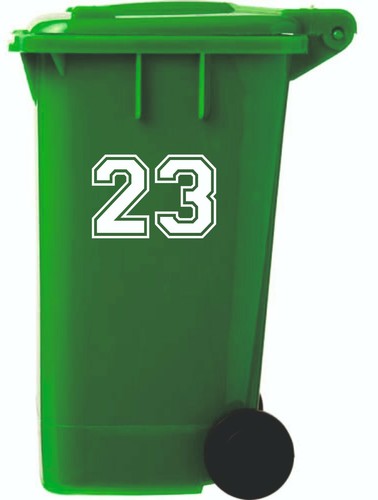 4no large custom wheelie - custom, bin