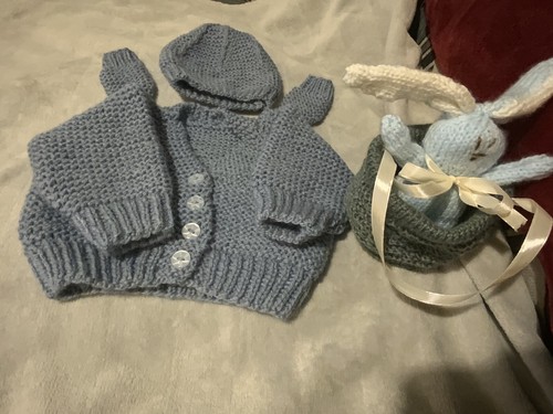 Handmade knitted baby clothes - knitted,