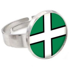 DEVON FLAG ADJUSTABLE RING JEWELLREY