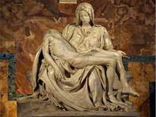 Michelangelo Pieta 1499 Old