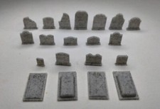 20x N Gauge 1:148 Gravestones