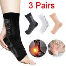 3Pairs NEW Medical Neuro Socks Compression Neuropathy Plantar Fasciitis Socks 