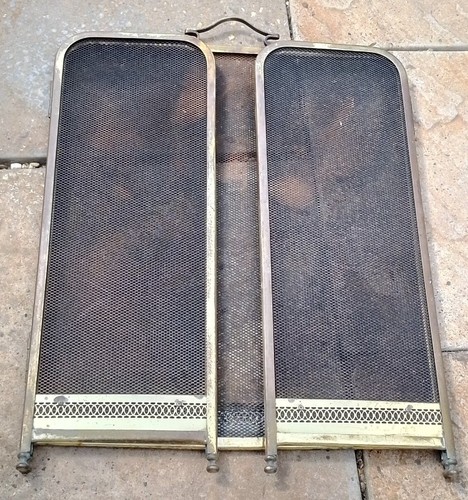 Vintage antique iron - iron, brass