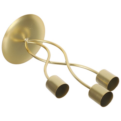 Golden candle holder vintage - golden,