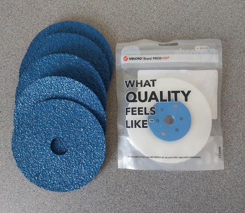 Angle grinder linishing discs - linishing,