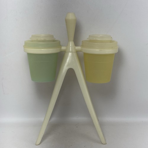 Vintage atomic tupperware salt - atomic,