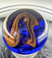 Vintage glass marble large - vintage,