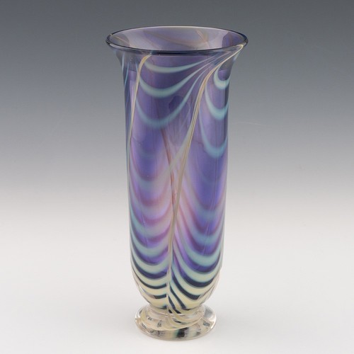 Modern studio glass vase with - studio,