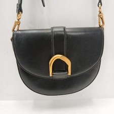 Charles & Keith Crossbody Bag Black Faux Leather RMF31-CAP