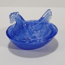 Cobalt Blue Swirl Glass