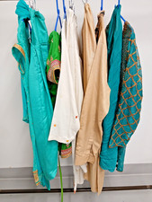 ETHNIC ASSORTED CLOTHING BUNDLE x 9  various sizes inc ALMIRAH & UNBRANDED