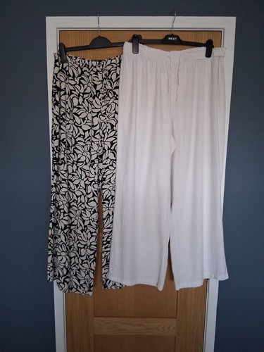 White linen and - floral, 2