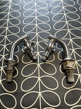 vintage Chromed brass supa taps, Sink/basin, 1950’s, Complete, Uncleaned