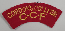 Gordon's college combined Cadet Force Shoulder Title Badge