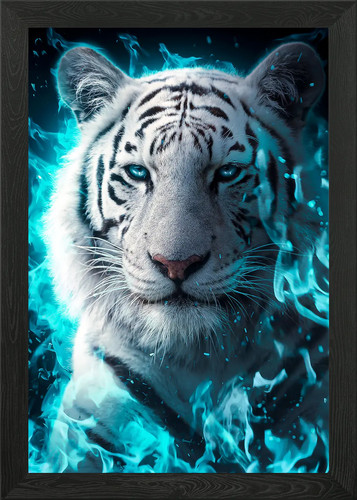 Siberian tiger blue fire - siberian,
