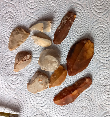 10x prehistoric flint - 10x,