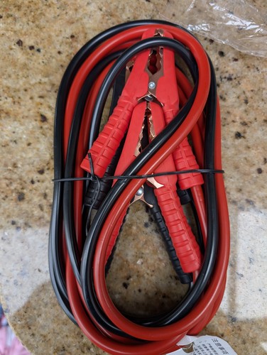 Car battery jump - jump, leads