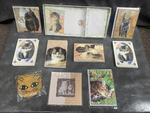 Cute kittens and cat greeting - kittens,