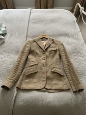 Ralph Lauren Vintage Ladies Linen Blazer Jacket US 4 Uk 8/10