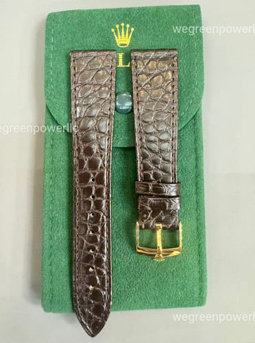 Rolex brown leather - brown,