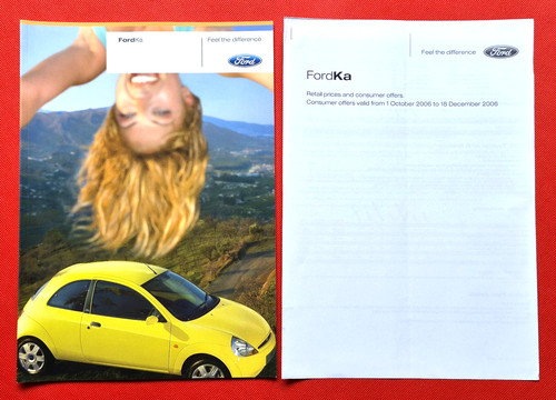 2006 ford sales brochure - ka, &