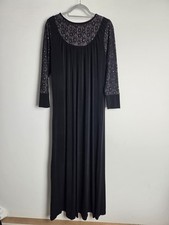 S&S Abayas Black Ladies Abaya Maxi Size 56 Lace