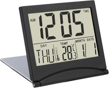 Digital LCD Travel Alarm