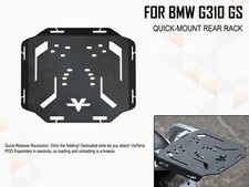 STEEL REAR RACK PLATE BLACK