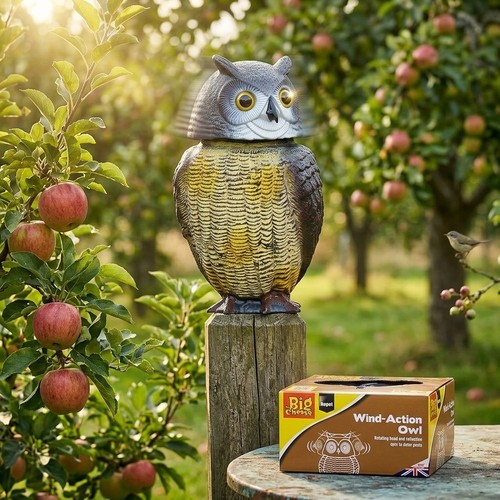 Owl decoy statue - owl, protect