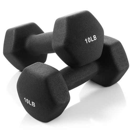 Neoprene hex dumbbell - dumbbell, weights