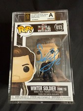 Sebastian Stan Winter Soldier Marvel Signed Funko Pop COA Authentic Collectible