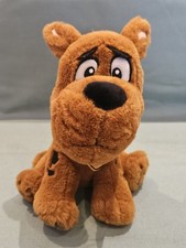 Vintage WB Hanna Barbera Scooby Doo Sitting Fluffy Plush Toy Teddy PMS GC