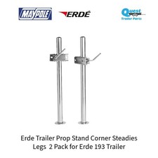 Erde Trailer Prop Stand Corner Steadies Legs 2 Pack for Erde 193 Trailer