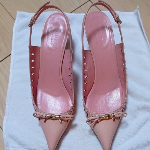 Gucci bamboo pointed toe - toe, pumps