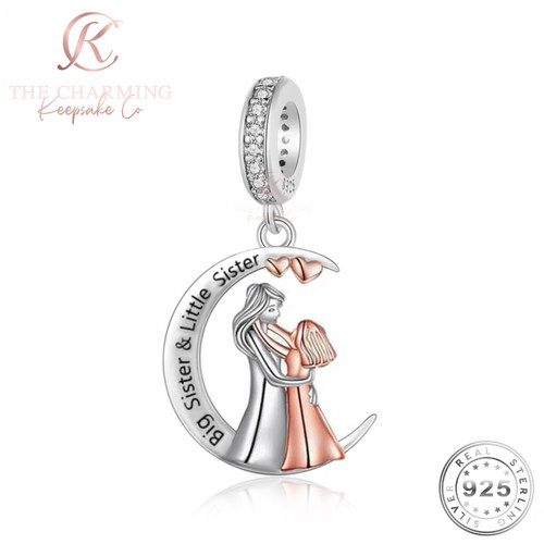 Sister charm silver s925 - sister,