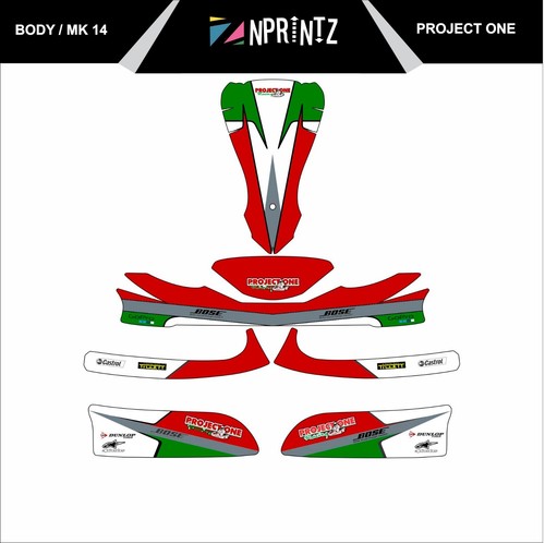 Project one full kart - mk,