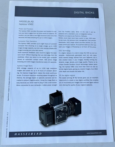 Hasselblad ixpress v96c - hasselblad,