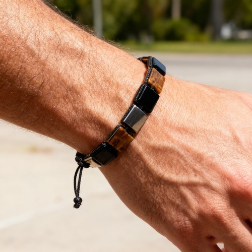 Triple protection men bracelet - triple,